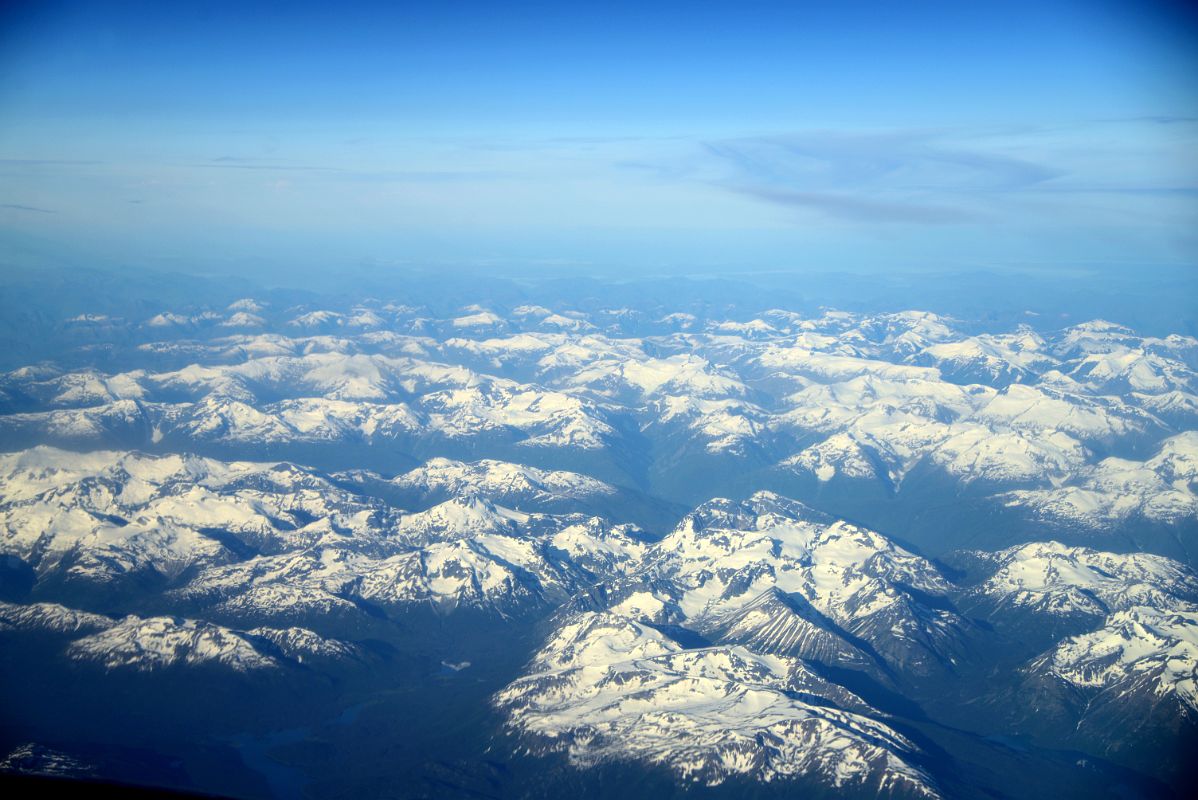 14 Glacier Covered Rocky Mountains From Airplane Between Vancouver And Whitehorse